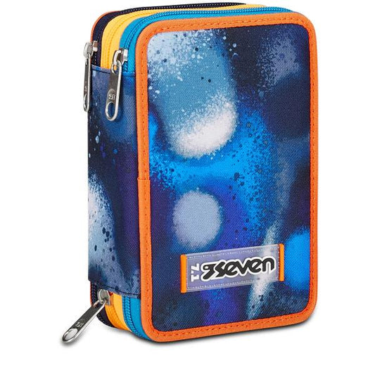 SCUOLA- COD 300102434- ASTUCCIO 3 ZIP RETROCOLOR