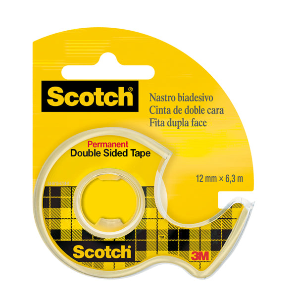Nastro Biadesivo in Chiocciola Scotch 665 – 12 mm x 6,3 m