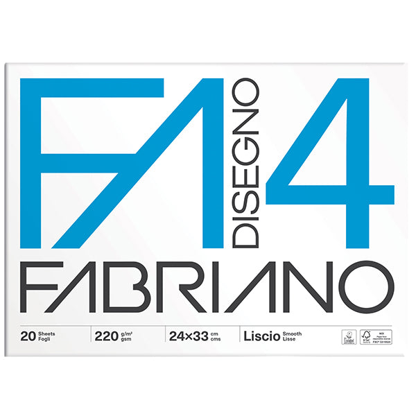 Album F4 24 x 33 cm - 20 fogli - 220 gr - Fabriano