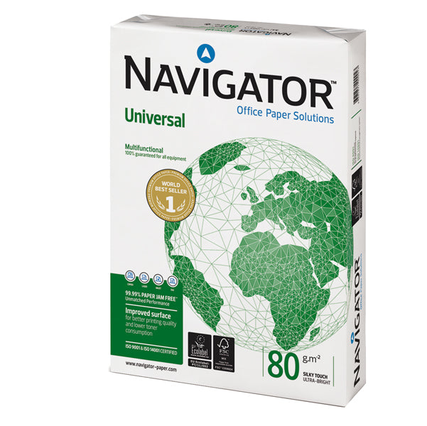 CARTA-COD 39257D - MINIBANCALE DA 25 RISME - CARTA A4 NAVIGATOR 80GR- RS. 500 FG