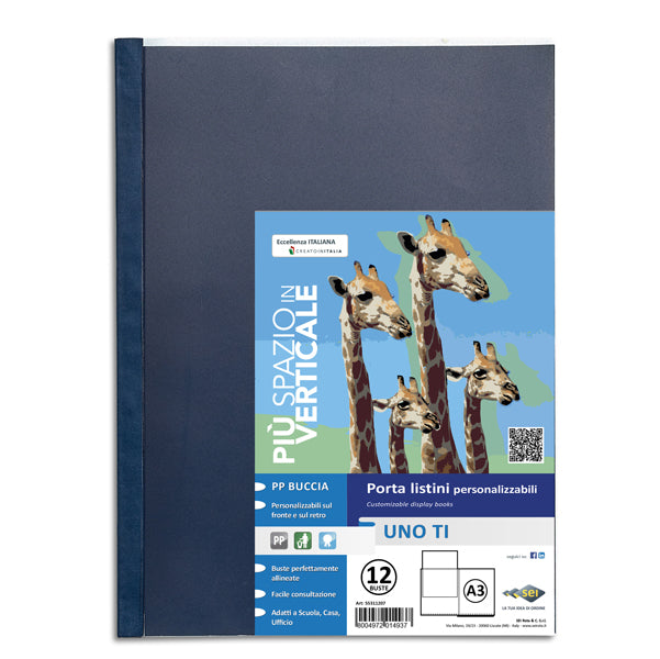 Portalistino PPL A3 30x42 a Libro Personalizzabile – Uno Ti | Sei Rota