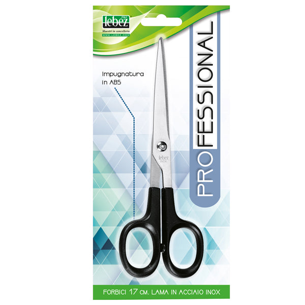 Forbici Lama Acciaio Inox Impugnatura ABS 3 Misure 17-21,5-25 cm | Lebez