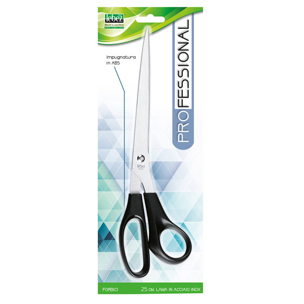 Forbici Lama Acciaio Inox Impugnatura ABS 3 Misure 17-21,5-25 cm | Lebez