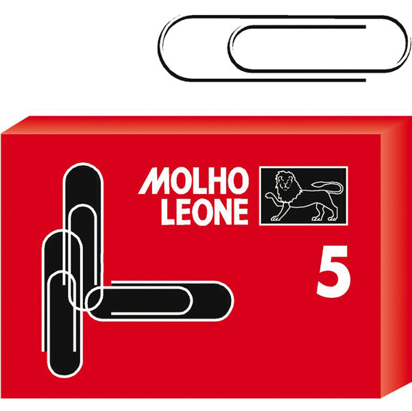Fermagli Mohlo Leone Zincati Antiruggine – 10 Scatolette da 100 Pz. (1.000 Totali)