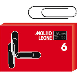 Fermagli Mohlo Leone Zincati Antiruggine – 10 Scatolette da 100 Pz. (1.000 Totali)