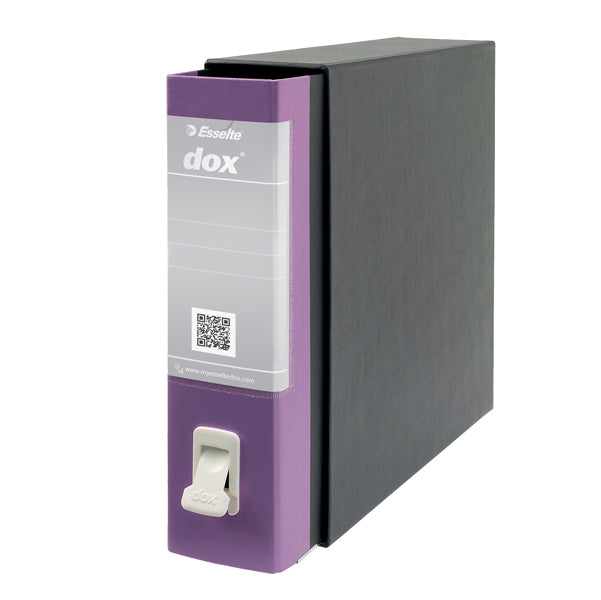Registratore dox 2 dorso 8 cm protocollo 23 x 34 cm esselte - confezione da 6 pezzi