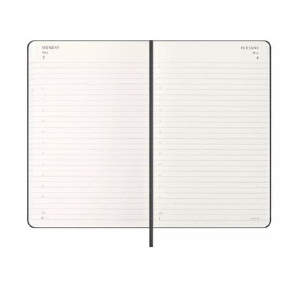 Agenda giornaliera Large 2027, copertina rigida nero – Moleskine