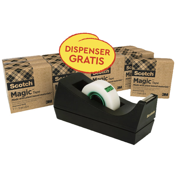 GREEN- COD 61769- DISPENSER C38 PER NASTRI FINO A 33 -CON 14 NASTRI MAGIC 900 INCLUSI