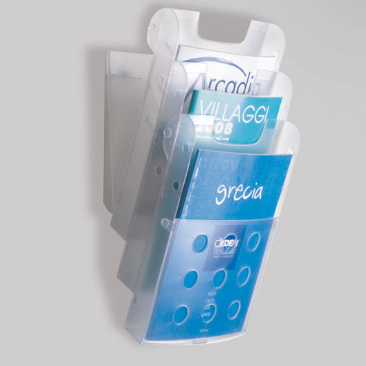 PORTA RIVISTE TESCNOSTYL DA PARETE SET 3 TASCHE A4