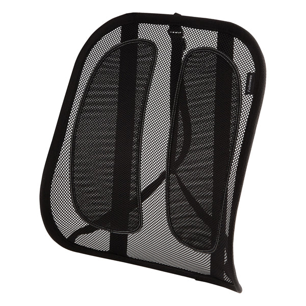 Supporto schiena office suites - 50 x 45 x 20 cm - in tessuto a rete - nero - Fellowes