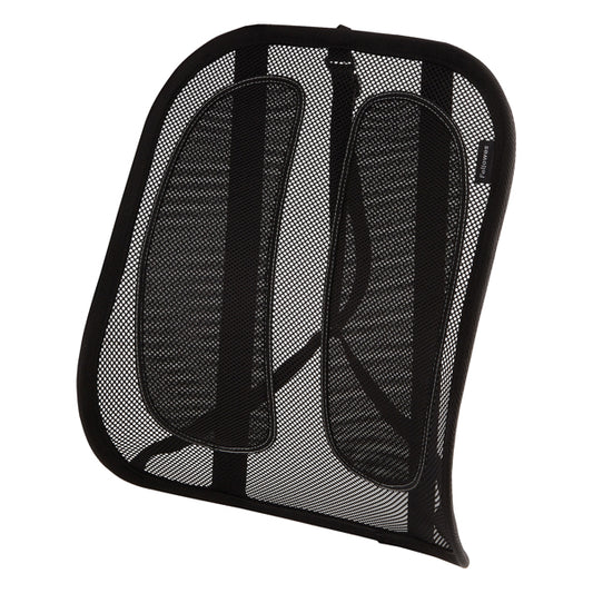 Supporto schiena office suites - 50 x 45 x 20 cm - in tessuto a rete - nero - Fellowes