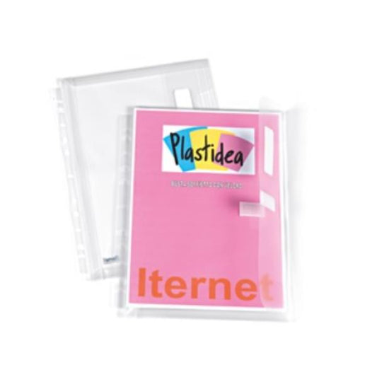 Buste Forate A4 22x30 PPL con soffietto espandibile e Chiusura Velcro Conf. 10 pz - Iternet