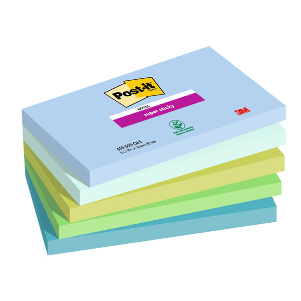 CANCELLERIA-COD 7100259082- POST IT SUPER STICKY 655 76x127 6SS-