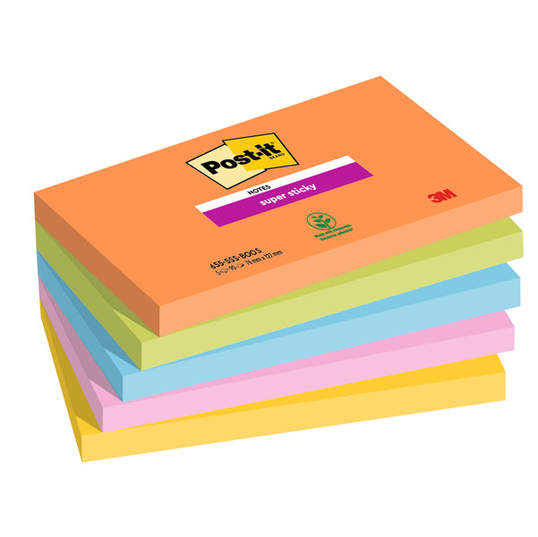 CANCELLERIA-COD 7100259082- POST IT SUPER STICKY 655 76x127 6SS-