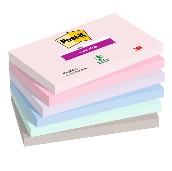 CANCELLERIA-COD 7100259082- POST IT SUPER STICKY 655 76x127 6SS-