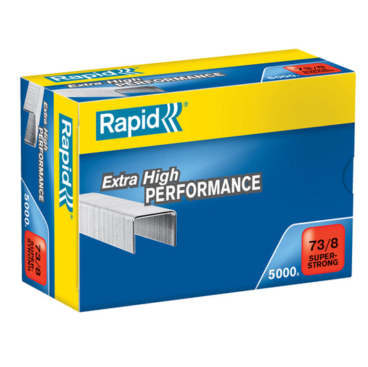 Punti Rapid Super Strong 73/8 - acciaio zincato - conf. 5000 pezzi - Rapid