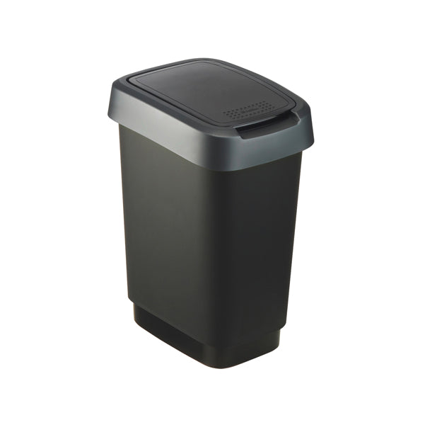 pattumiera con coperchio basculante - 25 L - 33,3 x 25,2 x 47,6 cm - PPL