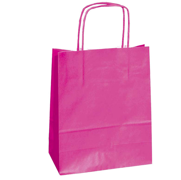 CONFEZIONAMENTO-COD 76992- SHOPPER TWISTED MANIGLIE CORDINO-18x8x24CM CF. 25 PZ.