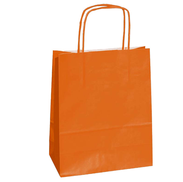 CONFEZIONAMENTO-COD 76992- SHOPPER TWISTED MANIGLIE CORDINO-18x8x24CM CF. 25 PZ.