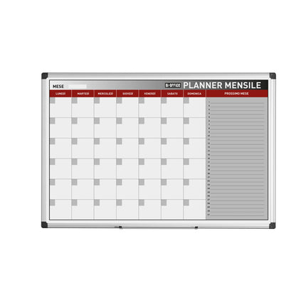 CANCELLERIA- COD 80603- PLANNER MAGNETICO SILVER BI OFFICE