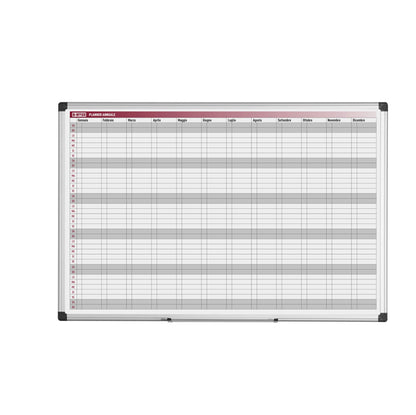 CANCELLERIA- COD 80603- PLANNER MAGNETICO SILVER BI OFFICE