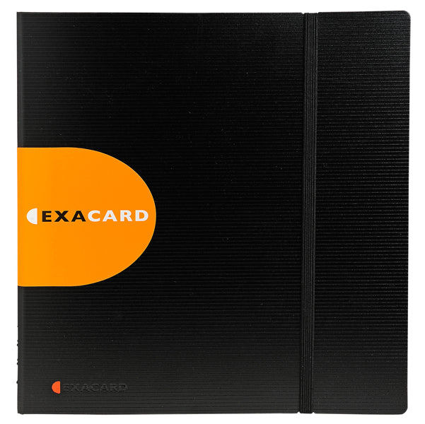 Porta Biglietti da Visita Exacard 320 Posti Nero 26,5x25 cm per Ufficio e Professionisti - Exacompta