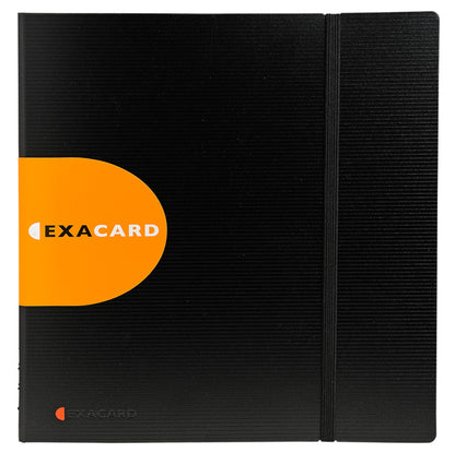 Porta Biglietti da Visita Exacard 320 Posti Nero 26,5x25 cm per Ufficio e Professionisti - Exacompta