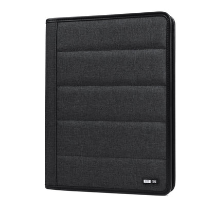 Portablocco City Time Spinner A4 in Tessuto con Zip – Nero o Blu