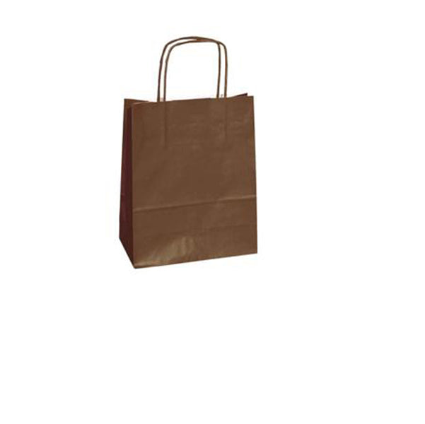 CONFEZIONAMENTO-COD 76992- SHOPPER TWISTED MANIGLIE CORDINO-18x8x24CM CF. 25 PZ.