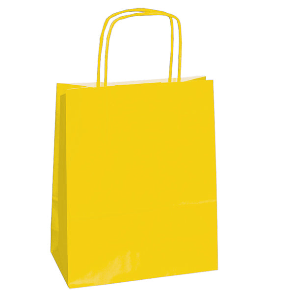 CONFEZIONAMENTO-COD 82239- SHOPPER TWISTED MANIGLIE CORDINO-14x9x20CM - CF.25 PZ.