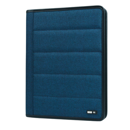 Portablocco City Time Spinner A4 in Tessuto con Zip – Nero o Blu