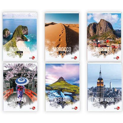 Quaderno A4 Travel Fantasia 40+2 Fogli – BM
