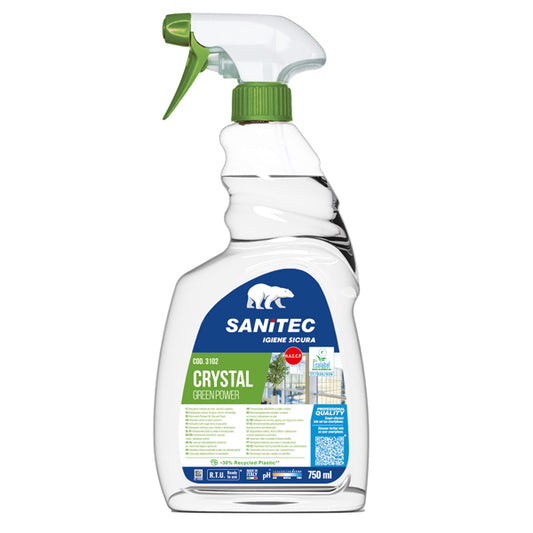Detergente Vetri Green Power Sanitec Trigger 750 ml
