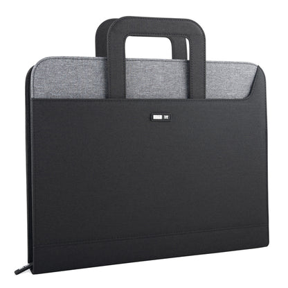 Portablocco City Time in Tessuto con Manici – Nero/Grigio