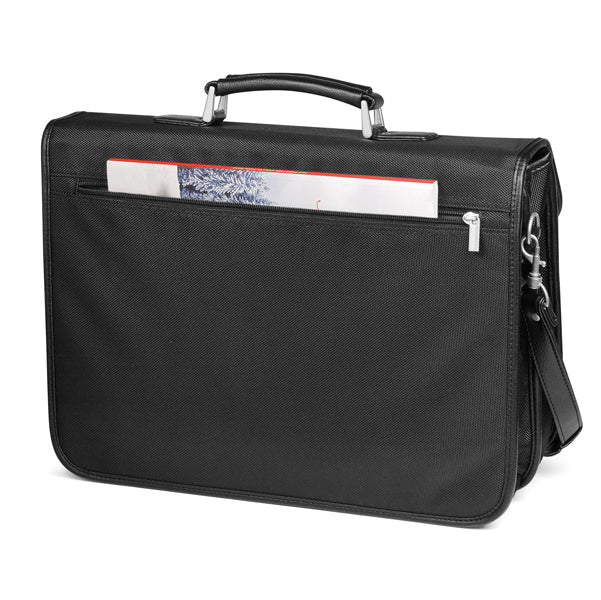 Cartella in tessuto extra strong nera 44x31x20 cm – City Time