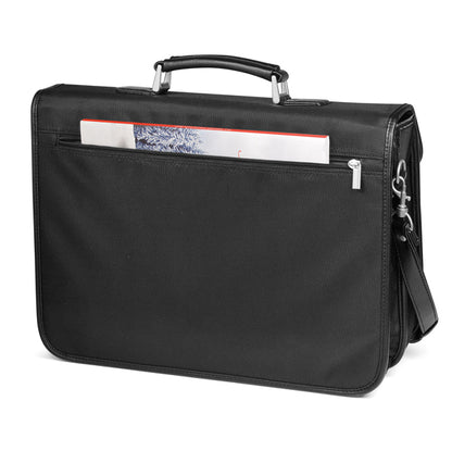 Cartella in tessuto extra strong nera 44x31x20 cm – City Time
