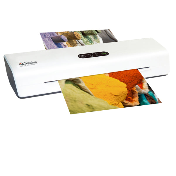 Plastificatrice OfficeProfessional A3 Touch 3 Temperature Pronta in 1 Minuto - Titanium