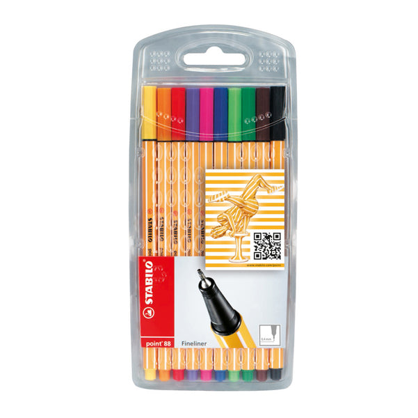 MATERIALE SCOLASTICO-COD 88/8-1- FINELINER STABILO POINT 88 TRATTO 0.4