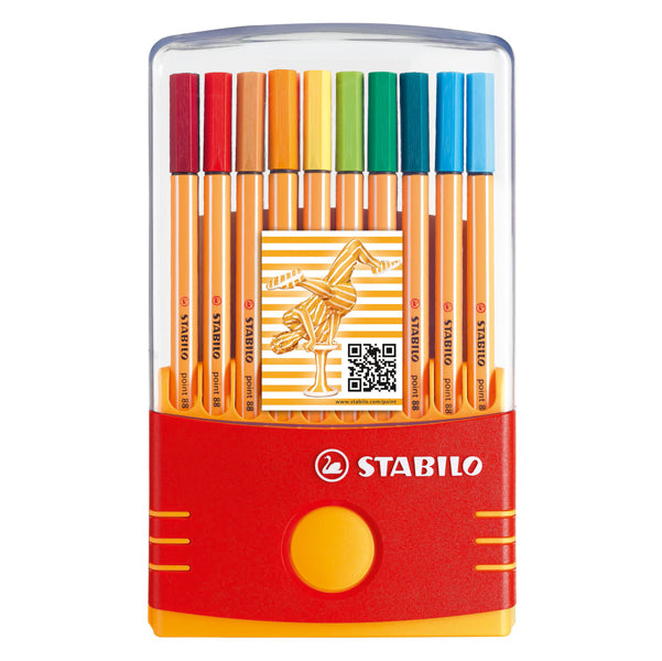 MATERIALE SCOLASTICO-COD 88/8-1- FINELINER STABILO POINT 88 TRATTO 0.4