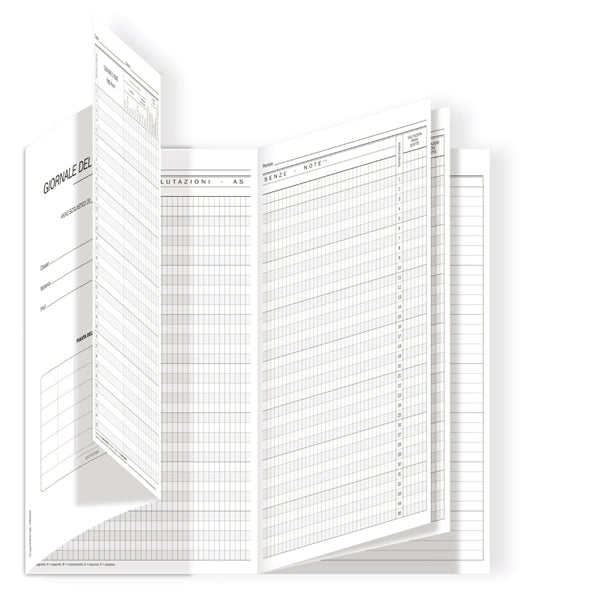 Registro del Professore 3 Classi 31x17 cm - Data Ufficio