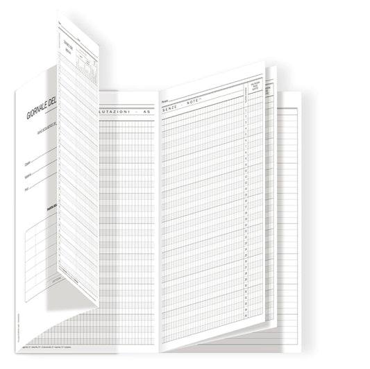 Registro del Professore 3 Classi 31x17 cm - Data Ufficio