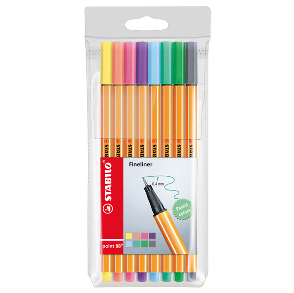 MATERIALE SCOLASTICO-COD 88/8-1- FINELINER STABILO POINT 88 TRATTO 0.4