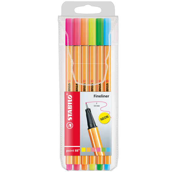 MATERIALE SCOLASTICO-COD 88/8-1- FINELINER STABILO POINT 88 TRATTO 0.4