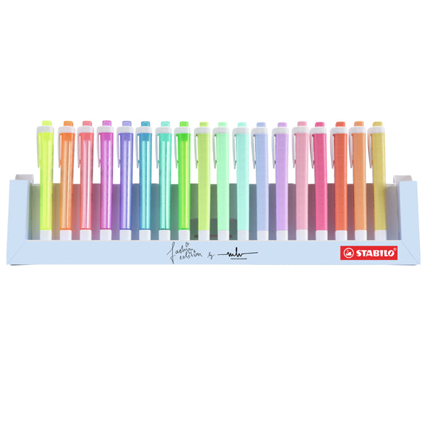 Evidenziatori Swing Cool Pastel, deskset 18 pezzi – Stabilo