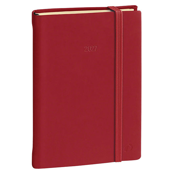 agenda settimanale ministro prestige 2027 - 16 x 24 cm - silk bordeaux - Quo Vadis