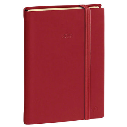 agenda settimanale ministro prestige 2027 - 16 x 24 cm - silk bordeaux - Quo Vadis