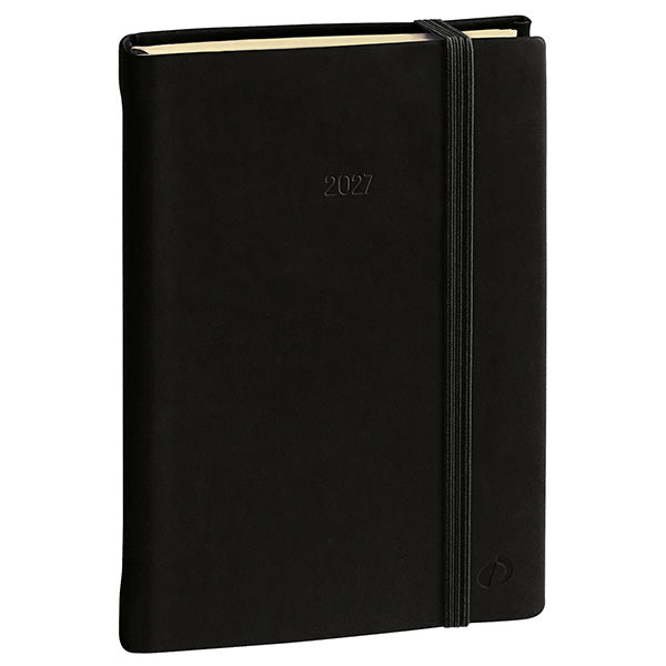 Agenda settimanale Affari Prestige ML 2027 - 10 x 15 cm - silk nero - Quo Vadis