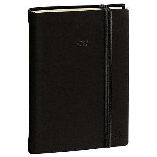 Agenda settimanale Affari Prestige ML 2027 - 10 x 15 cm - silk nero - Quo Vadis