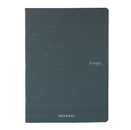 Quaderno Ecoqua original PM - A4 - 1 rigo - 40 fogli - 90gr - verde scuro - Fabriano