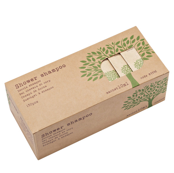 Bustina Bagnodoccia Shampoo Monodose 10 ml Linea Cortesia Natura Conf. 150 pz - Leone